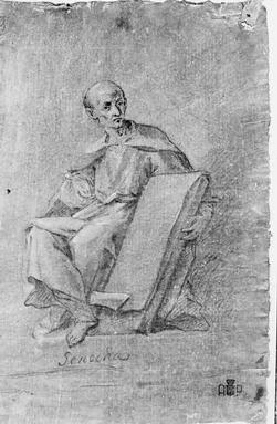 Seneca (disegno) di Moderati Alessio (seconda metà sec. XVIII)