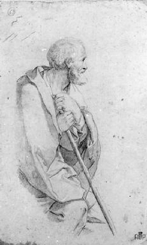 San Giuseppe (disegno) - ambito italiano (sec. XVIII)