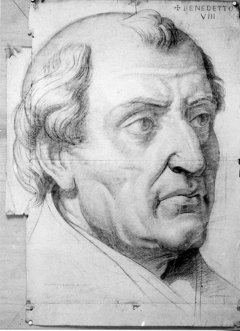 ritratto di papa Benedetto VIII (disegno) di Mariani Cesare (sec. XIX)