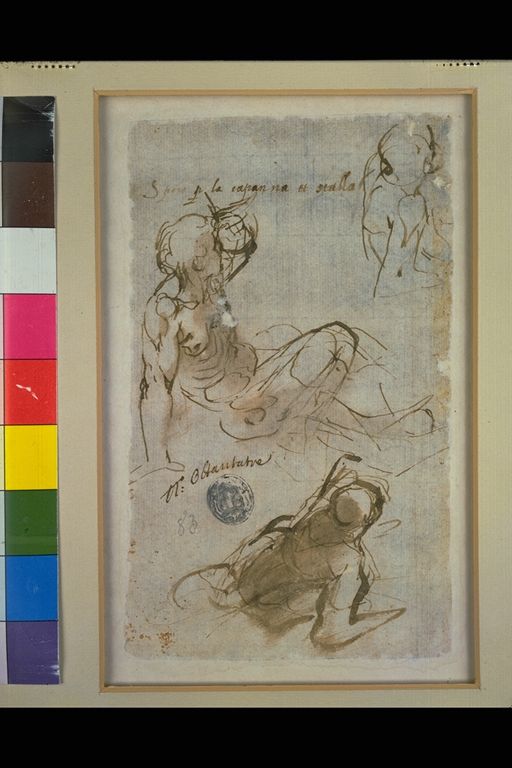 frate Rufino (disegno) di Fiori Federico detto Barocci (sec. XVI)