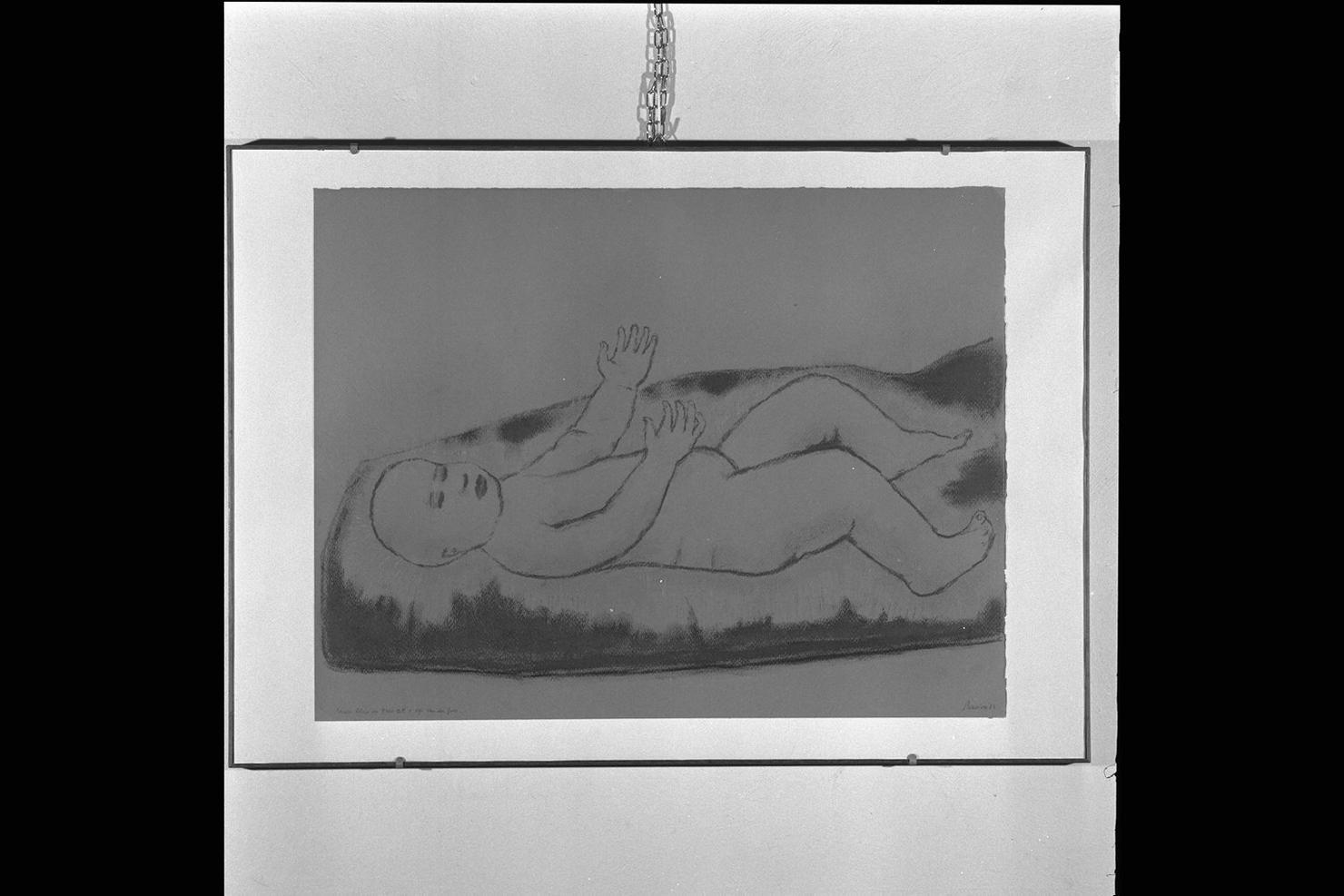 Gesù Bambino (disegno) di Biasion Renzo (sec. XX)
