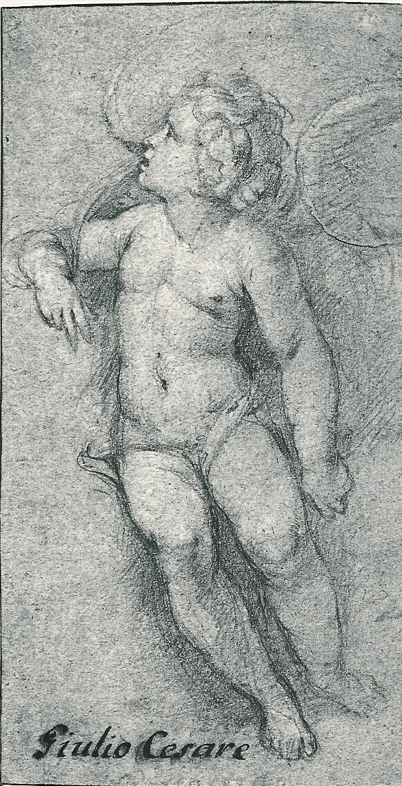 angelo (disegno) di Procaccini Giulio Cesare (bottega) (sec. XVII)