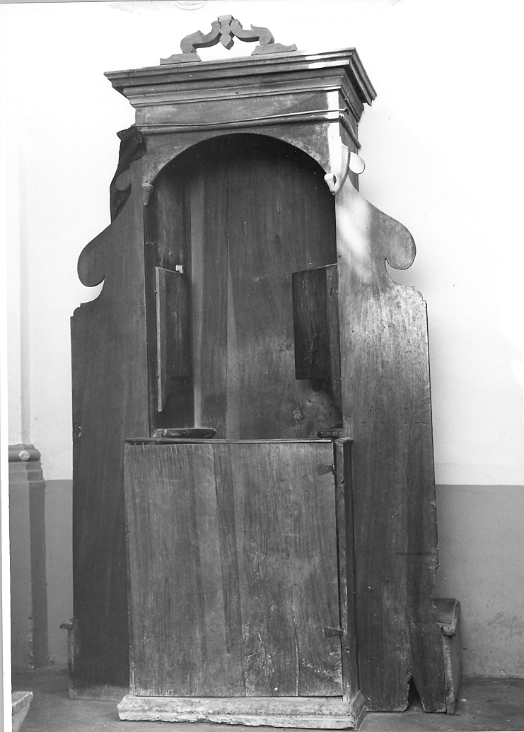 confessionale - bottega marchigiana (fine/inizio secc. XVIII/ XIX)