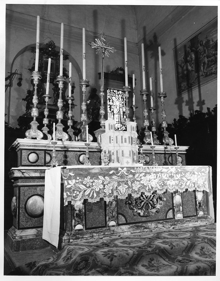 altare maggiore - bottega marchigiana (sec. XVIII)