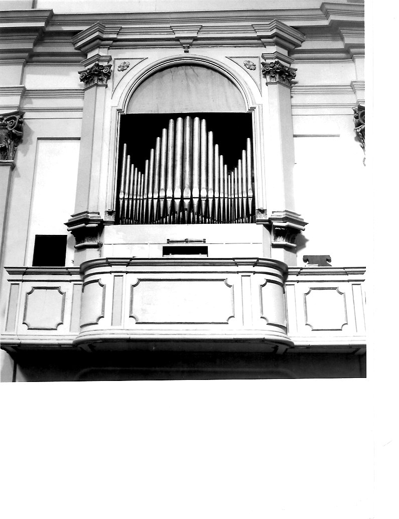 tribuna d'organo, coppia di Brunetti Giuseppe (fine sec. XVIII)
