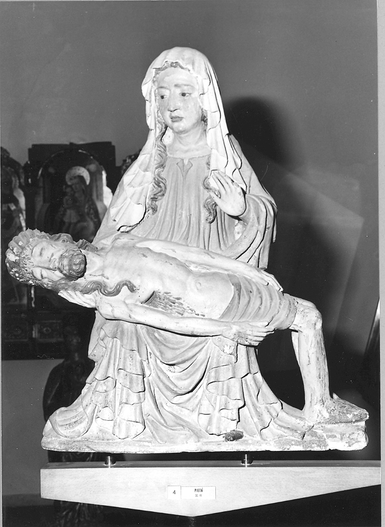 Pietà (gruppo scultoreo) - bottega marchigiana (sec. XV)