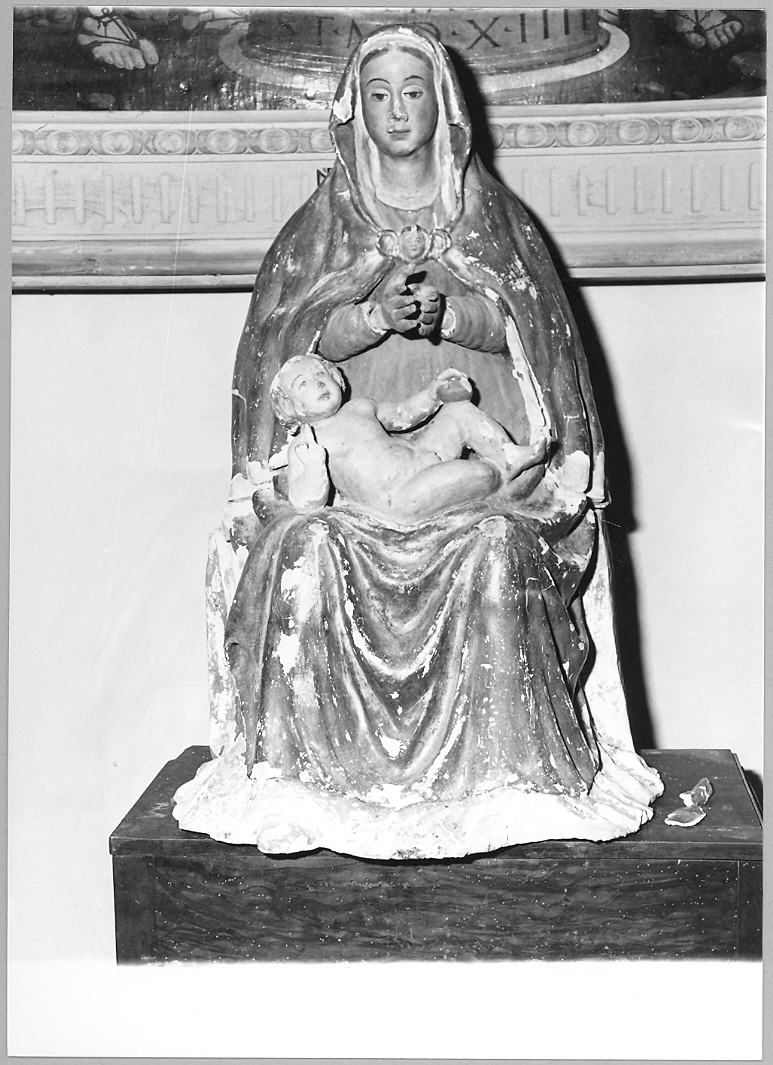 Madonna orante con Bambino (statua) - bottega marchigiana (sec. XVI)