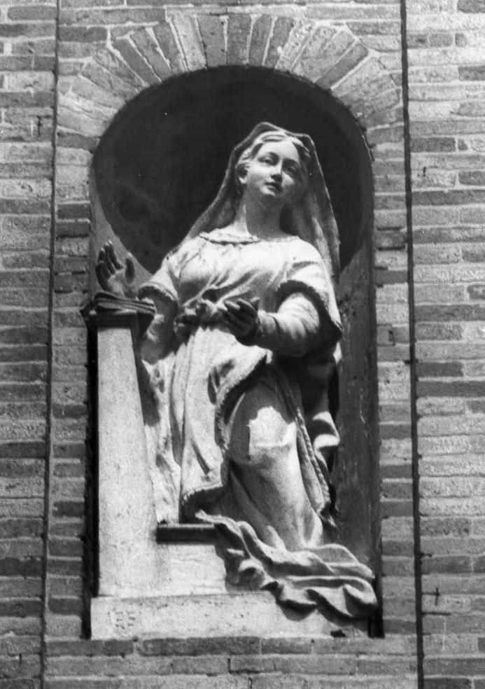Madonna annunciata (statua) - bottega marchigiana (sec. XX)