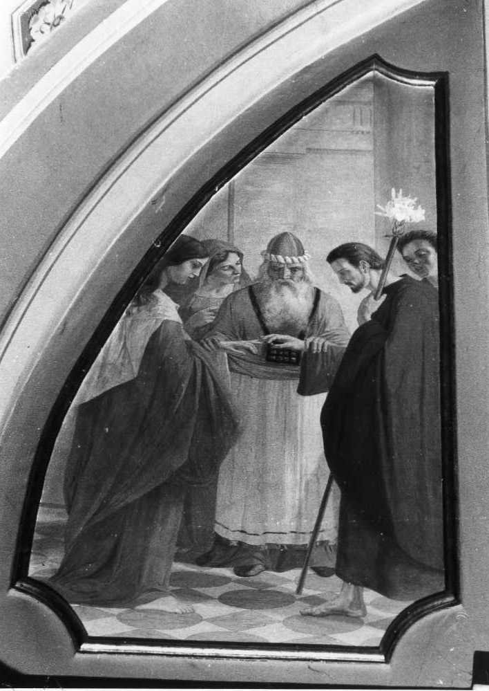 Sposalizio di Maria Vergine (dipinto) di Pavisa Ciro (sec. XX)
