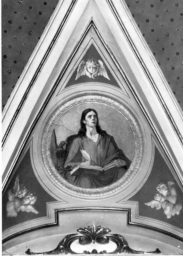 San Giovanni Evangelista (dipinto, elemento d'insieme) di Pavisa Ciro (sec. XX)