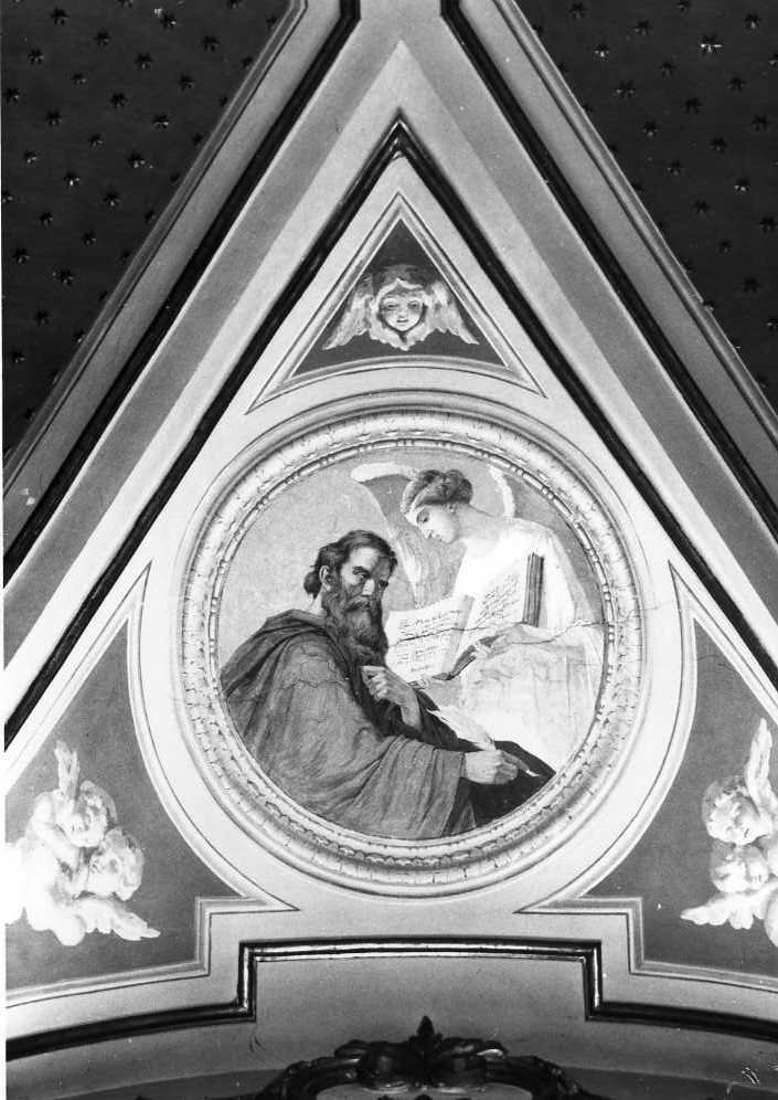 San Matteo Evangelista (dipinto, elemento d'insieme) di Pavisa Ciro (sec. XX)