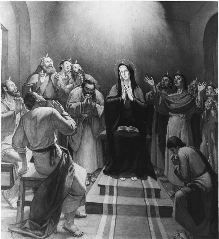 Pentecoste (dipinto) di Pavisa Ciro (prima metà sec. XX)