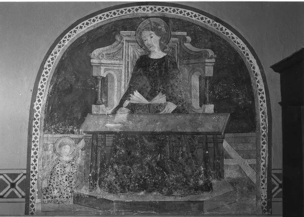 San Matteo Evangelista (dipinto) di Paolo da Visso (attribuito) (sec. XV)