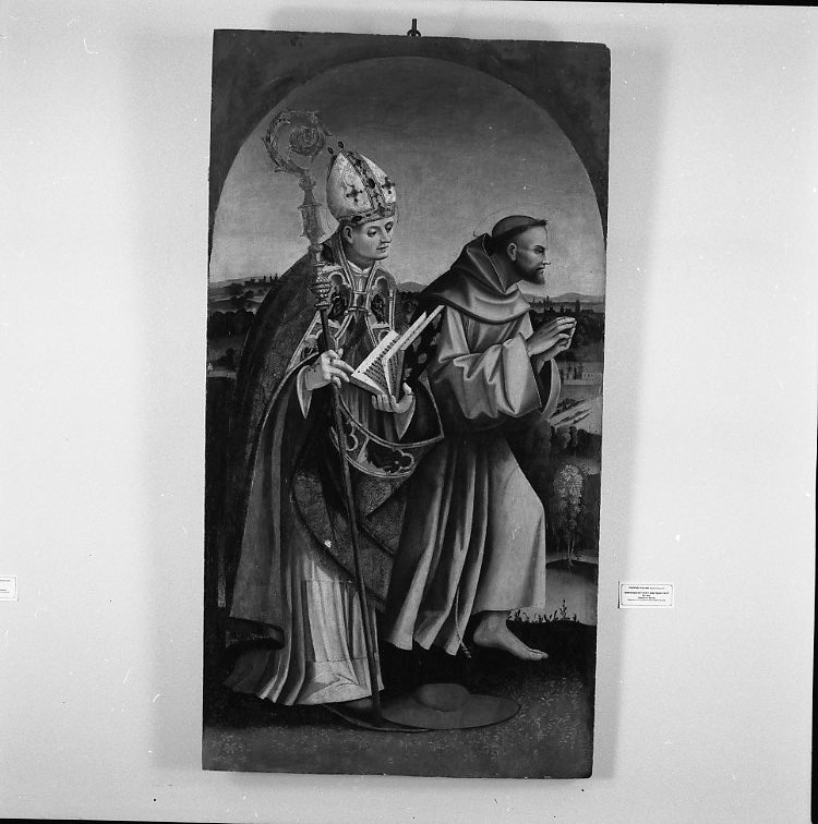 San Bonaventura e San Francesco (dipinto) di Pagani Vincenzo (prima metà sec. XVI)