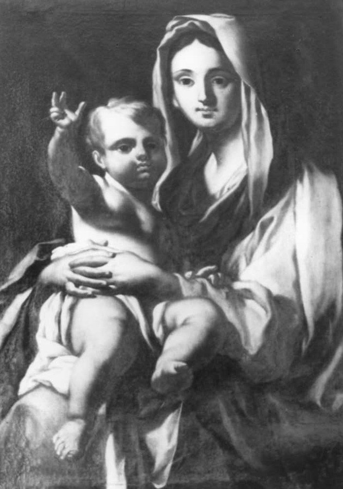 Madonna con Bambino (dipinto) - ambito napoletano (sec. XVIII)