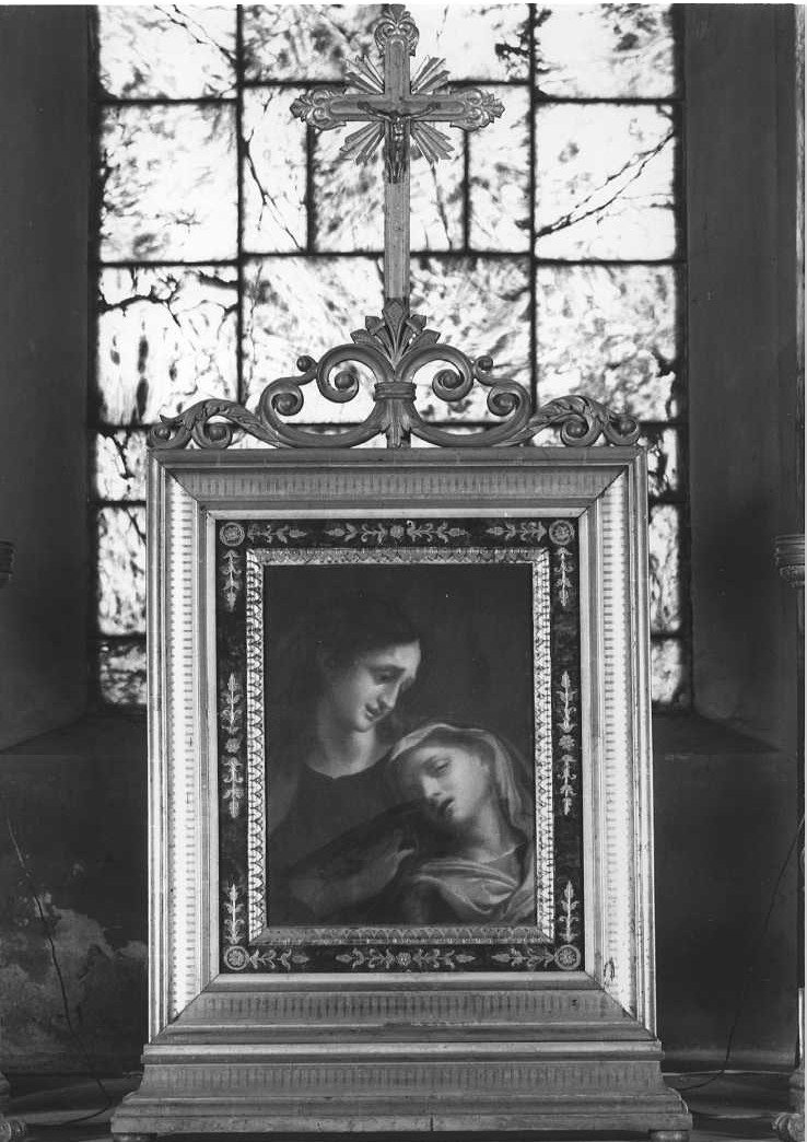 Madonna e San Giovanni (dipinto) di Lucatelli Giuseppe (fine/inizio secc. XVIII/ XIX)