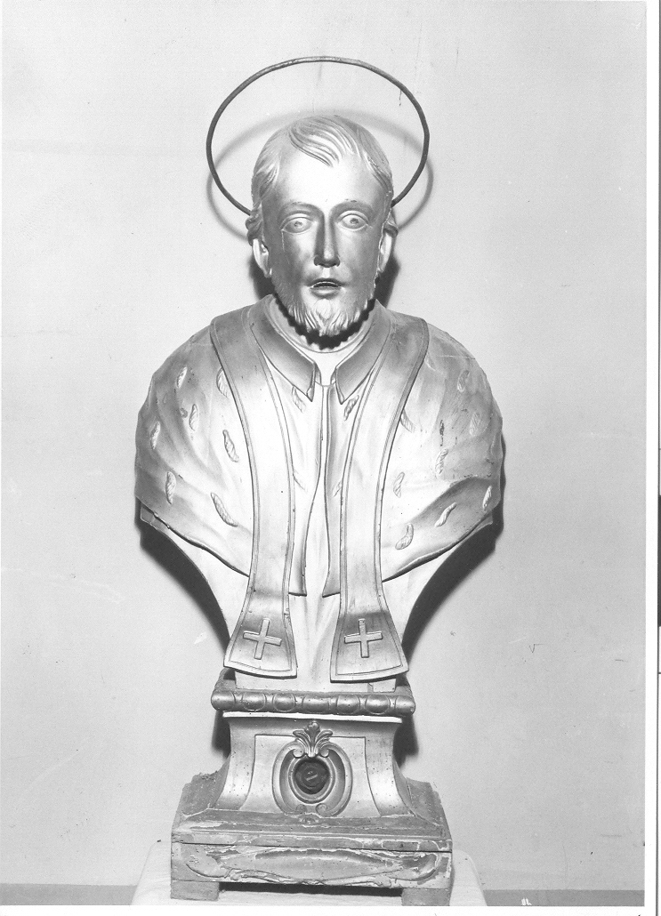 San Giovanni Nepomuceno (reliquiario - a busto) di Morelli Giovanni (attribuito) (secc. XVIII/ XIX)