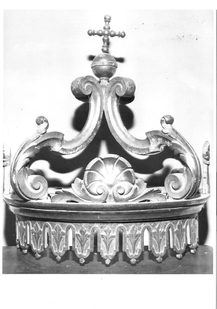 corona, elemento d'insieme di Morelli Giovanni (attribuito) (ultimo quarto sec. XVIII)