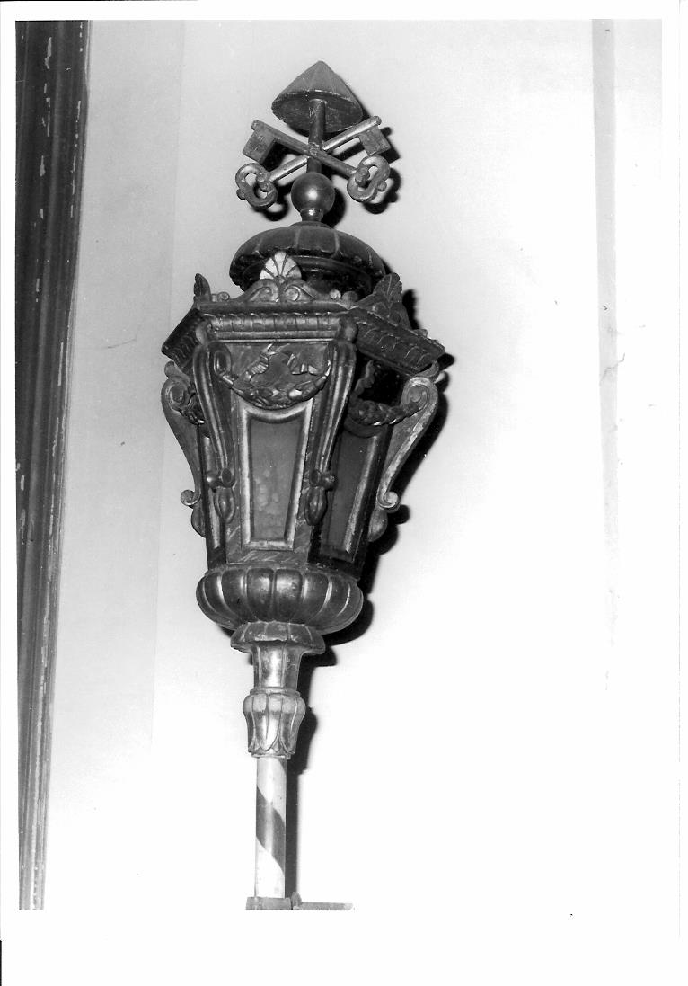 lanterna processionale, serie - bottega marchigiana (sec. XVIII)
