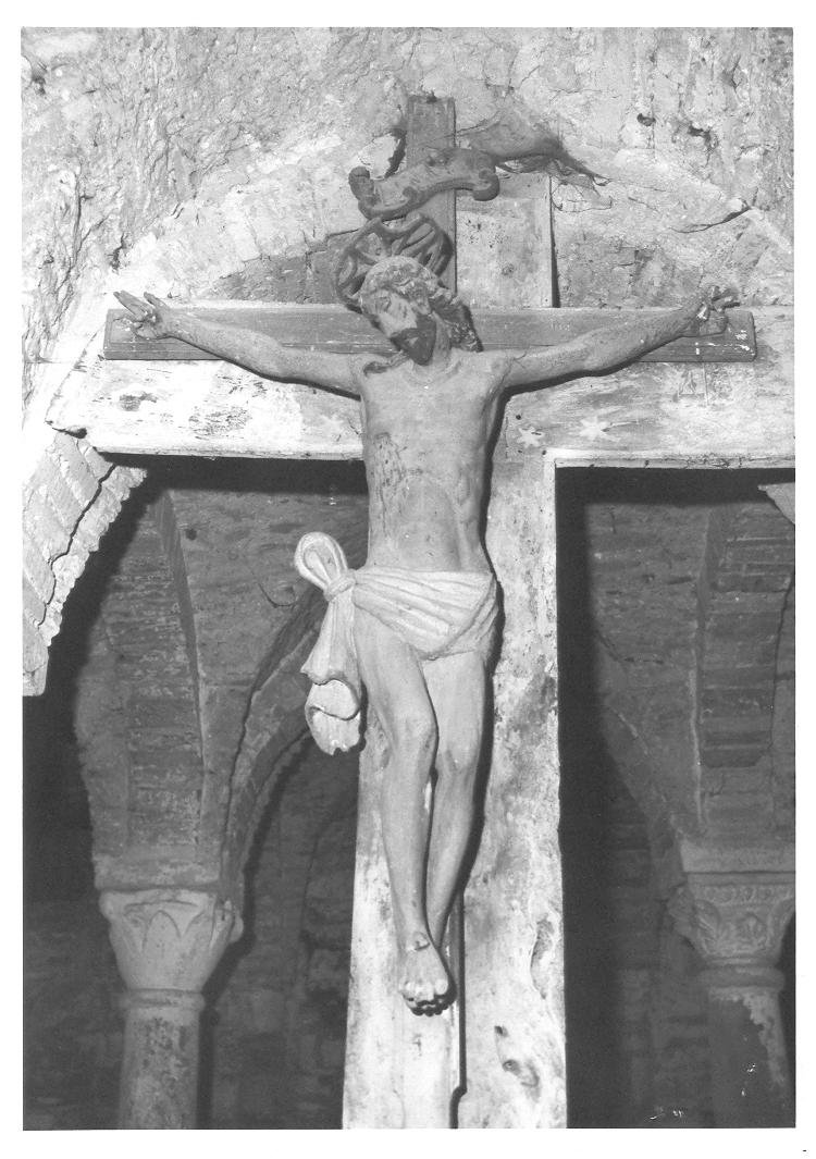 Cristo crocifisso (scultura) - bottega marchigiana (sec. XVI)