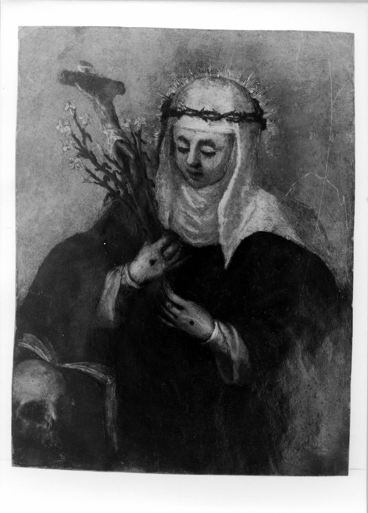 Santa monaca (dipinto) - ambito marchigiano (secc. XVI/ XVII)