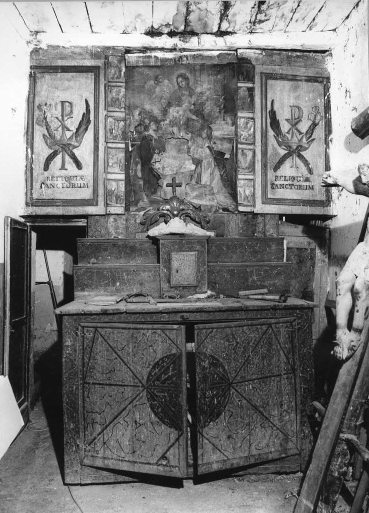 altare, elemento d'insieme - bottega marchigiana (sec. XVII)