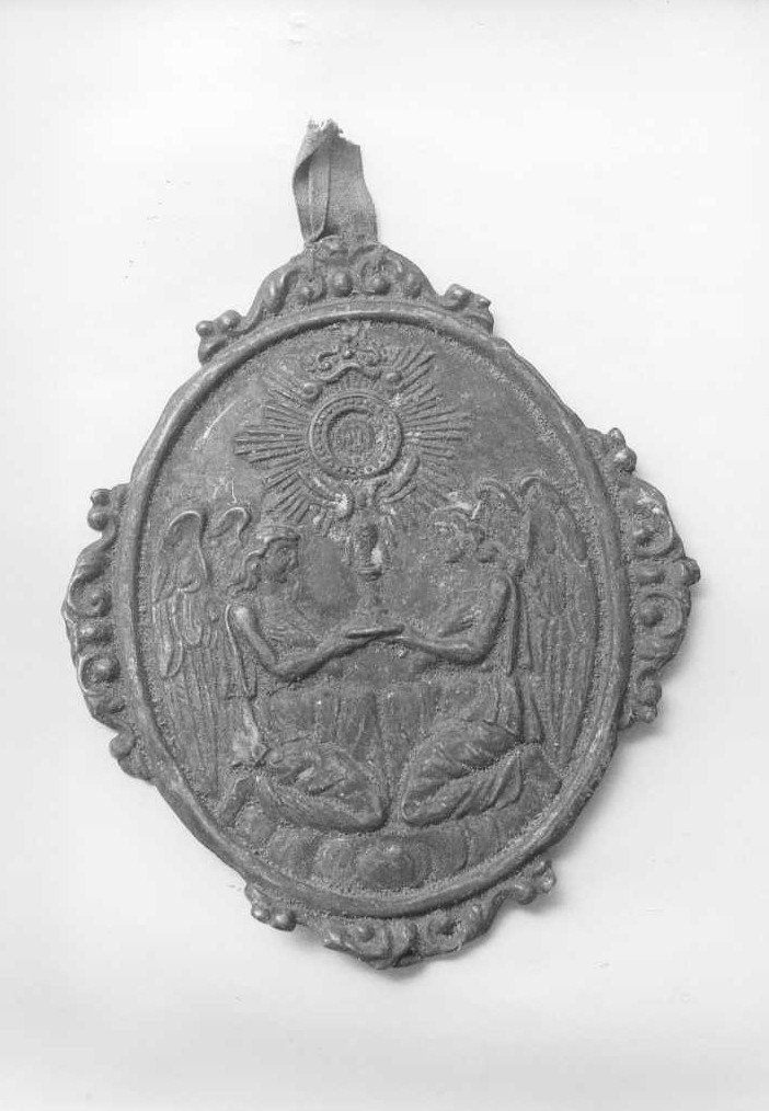 emblema di confraternita, serie - bottega marchigiana (sec. XIX)