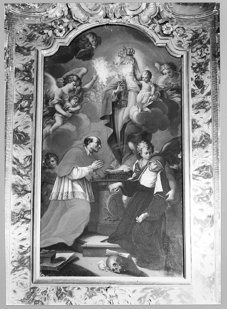 Madonna del Carmelo e santi (dipinto) di Ricci Filippo (sec. XVIII)