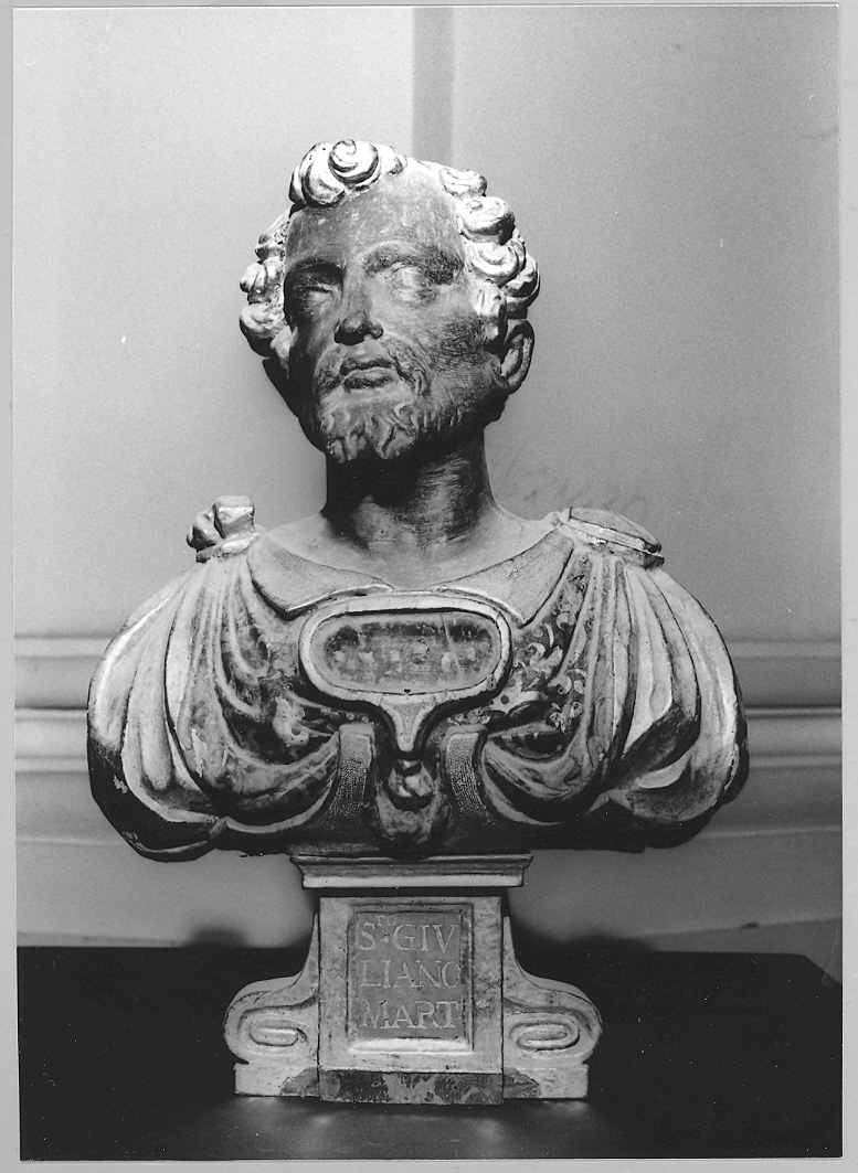 San Giuliano (reliquiario - a busto, elemento d'insieme) - bottega marchigiana (secc. XVII/ XVIII)