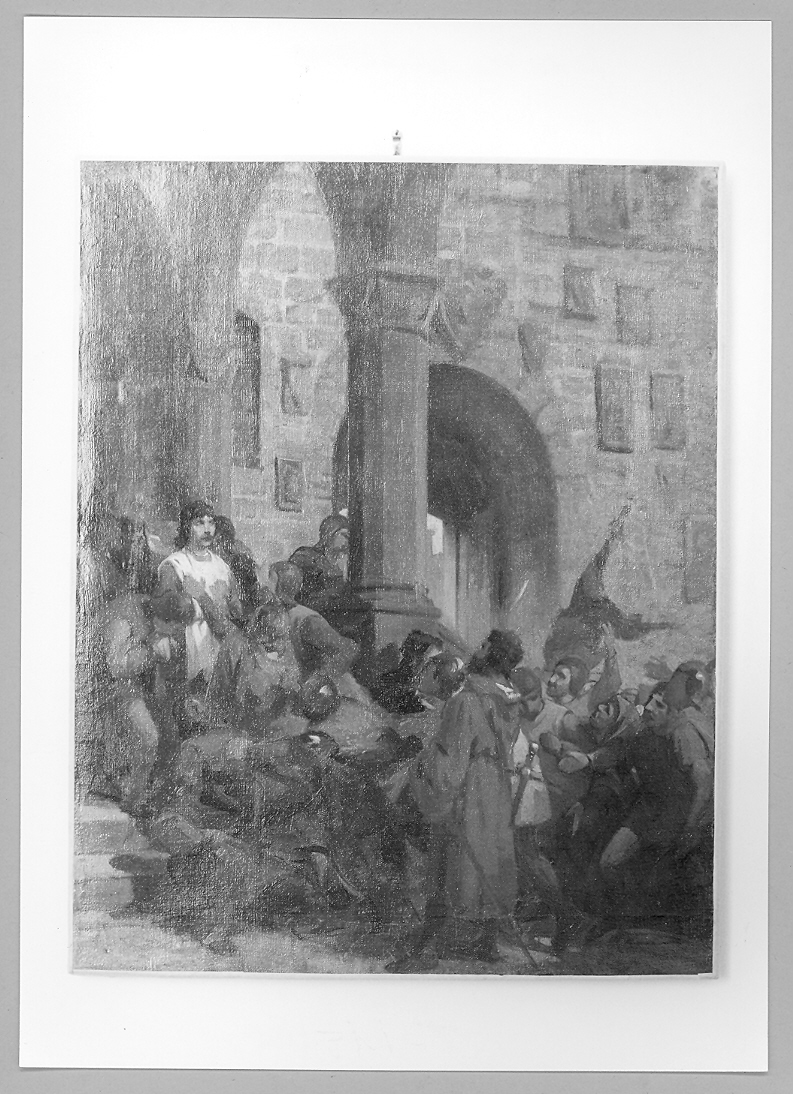 scena di bargello (dipinto) di Martini Sigismondo (ultimo quarto sec. XIX)