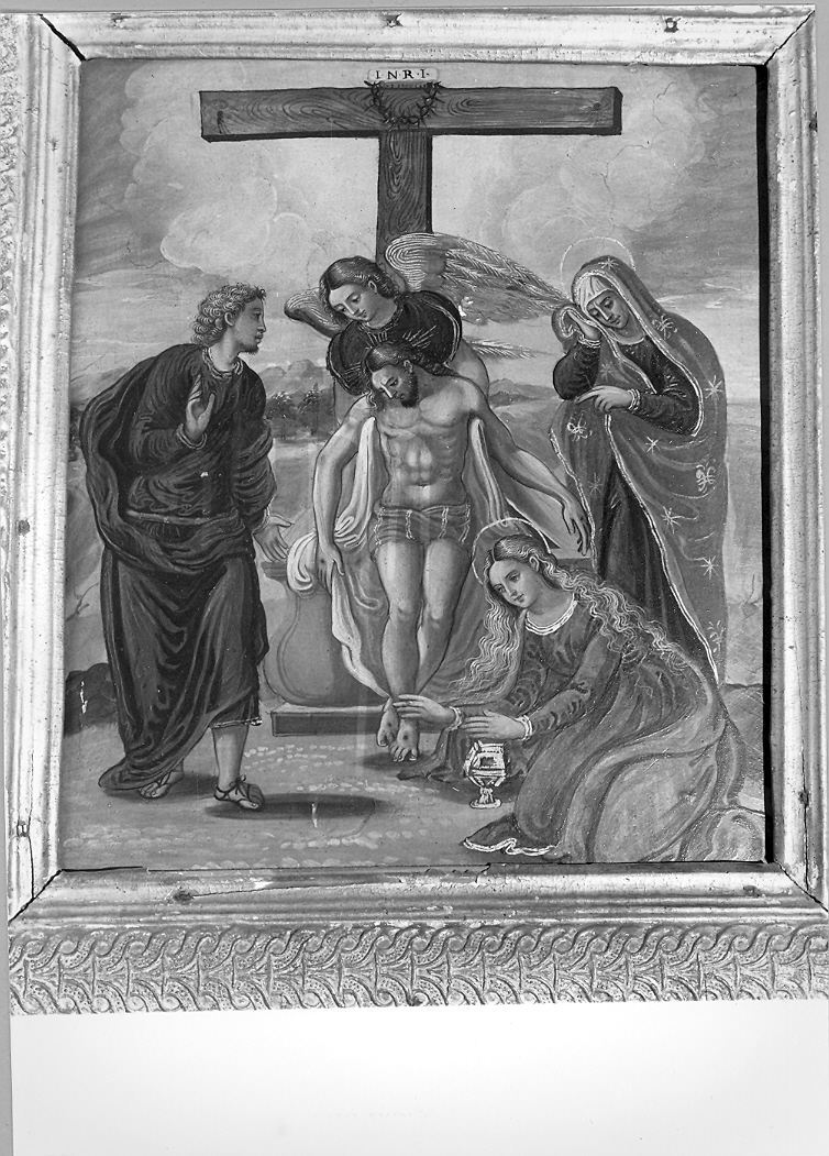 compianto sul Cristo morto (dipinto) - ambito umbro (fine/inizio secc. XV/ XVI)