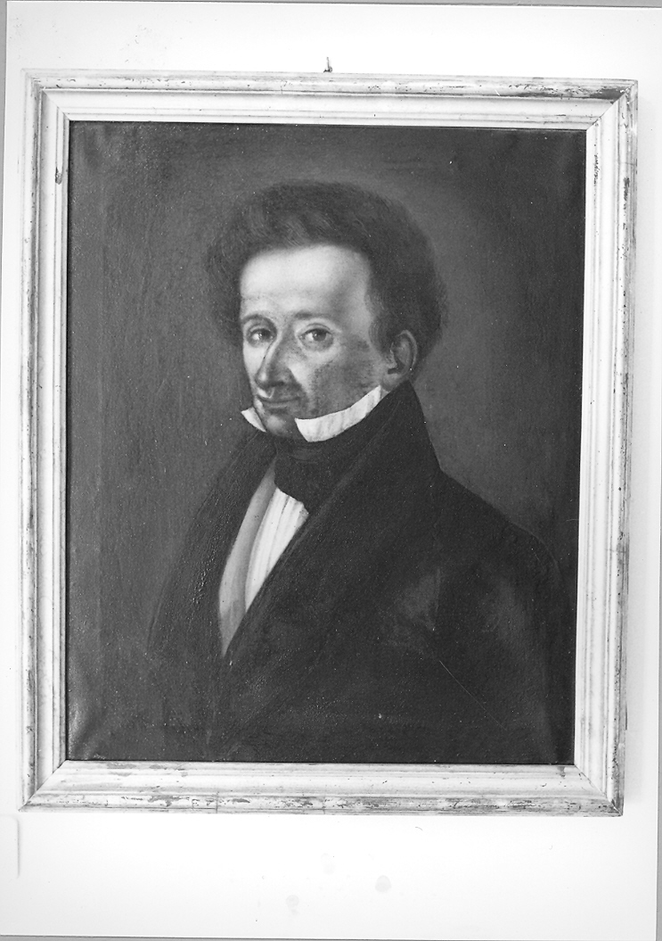 ritratto di Giacomo Leopardi (dipinto) - ambito marchigiano (sec. XIX)