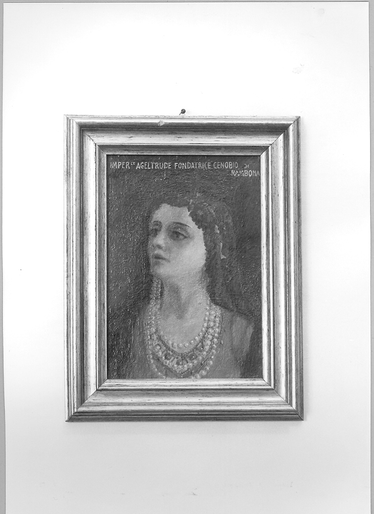 ritratto dell'Imperatrice Ageltrude (dipinto) - ambito marchigiano (prima metà sec. XX)