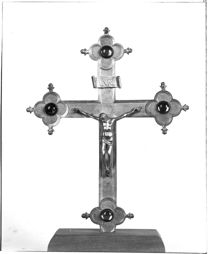 croce processionale - bottega marchigiana (primo quarto sec. XX)