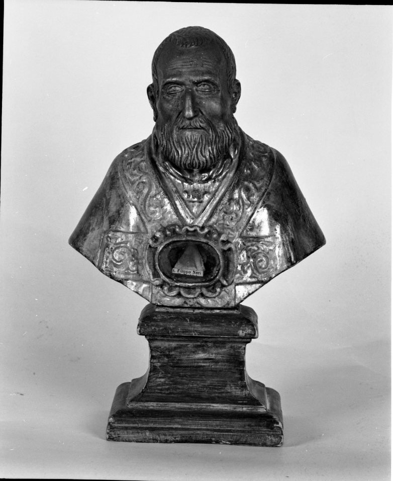 San Filippo Neri (reliquiario - a busto) - bottega marchigiana (seconda metà sec. XVIII)