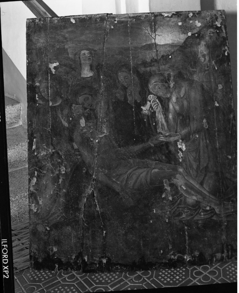 compianto sul Cristo morto (dipinto) - ambito marchigiano (prima metà sec. XVI)