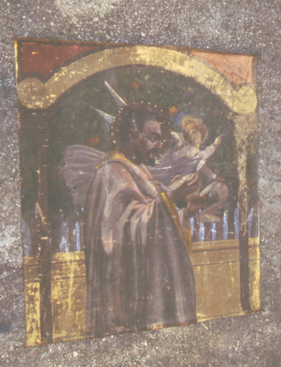 San Matteo Evangelista (dipinto) di Pauri Giuseppe (primo quarto sec. XX)