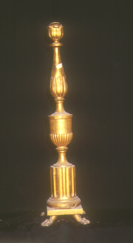 candeliere d'altare - bottega Italia centrale (sec. XIX)