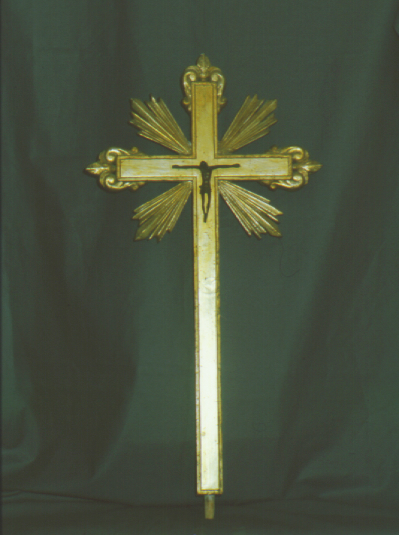 croce d'altare - produzione italiana (seconda metà sec. XIX)