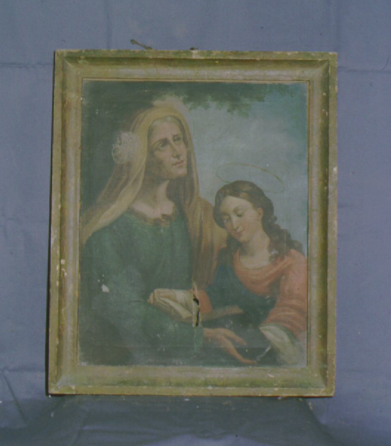 Maria Vergine bambina e Sant'Anna (dipinto) - ambito marchigiano (prima metà sec. XX)
