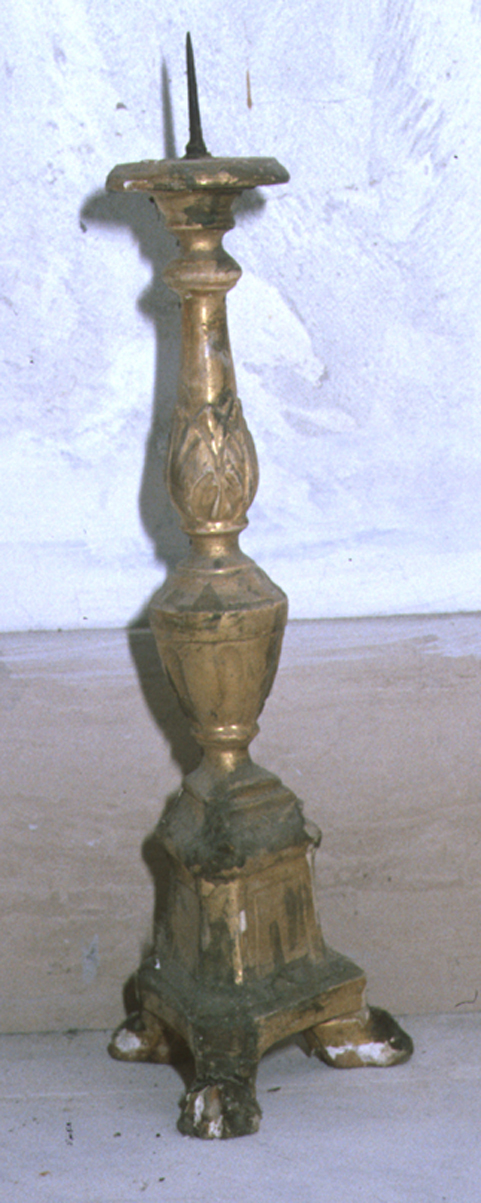 candelabro, coppia - bottega marchigiana (sec. XIX)