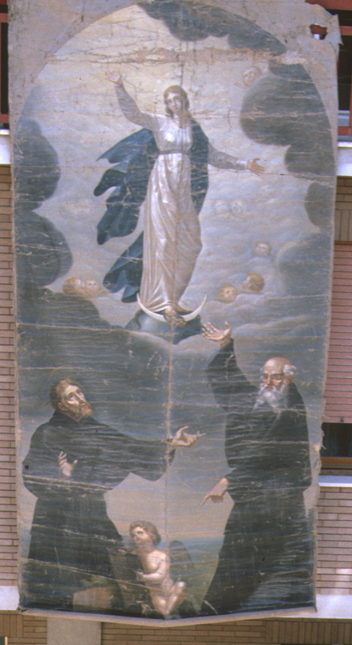 Madonna Immacolata e Santi (dipinto) - ambito marchigiano (sec. XIX)