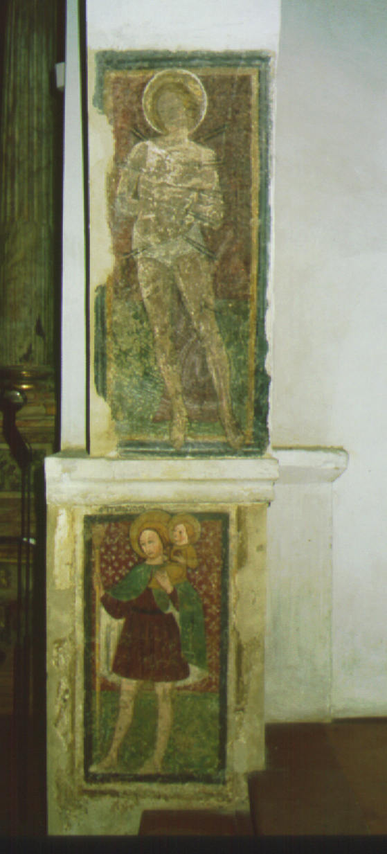 San Cristoforo (dipinto) - ambito marchigiano (sec. XV)