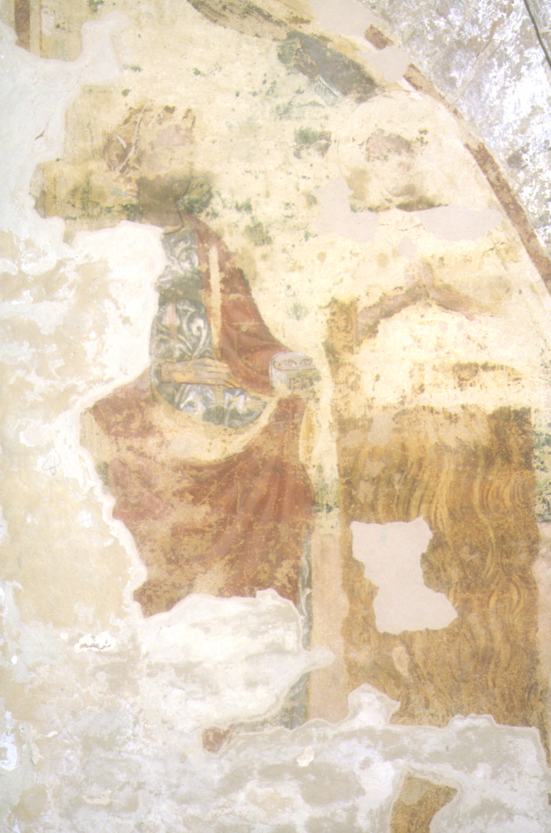 Santa Lucia e Santa Maria Maddalena (dipinto, frammento) - ambito marchigiano (sec. XV)