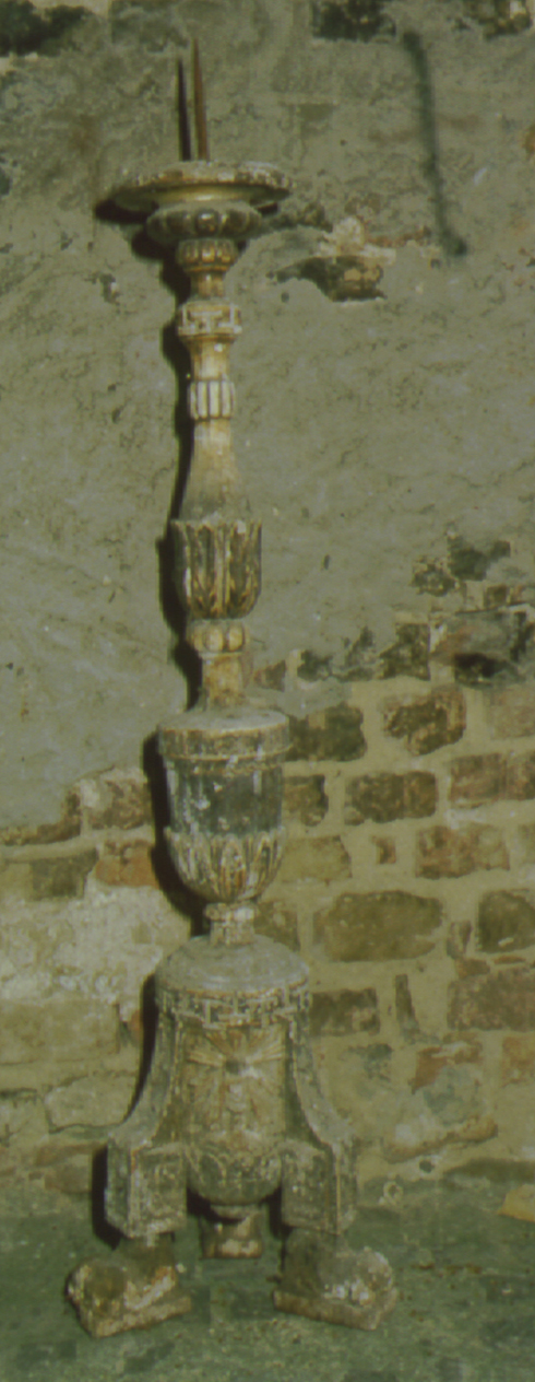 candelabro, serie - bottega marchigiana (inizio sec. XIX)