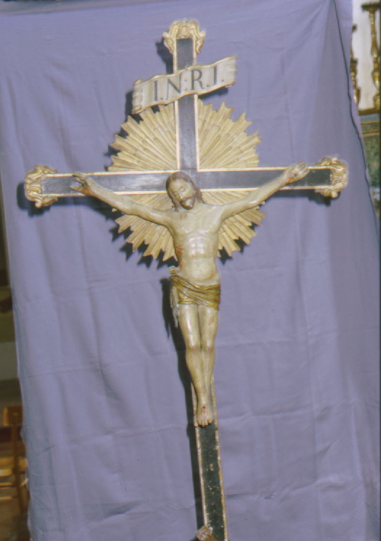 croce processionale - bottega marchigiana (prima metà sec. XIX)