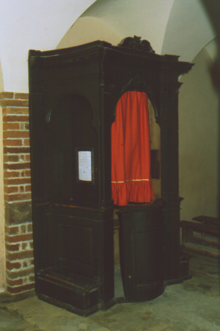 confessionale - bottega marchigiana (metà sec. XIX)