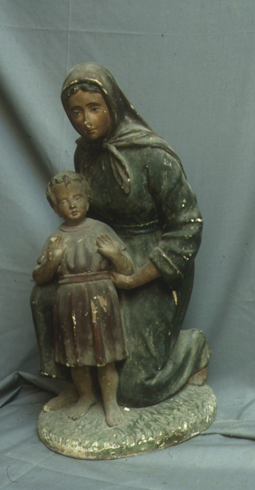 figura femminile (statuetta di presepio) - bottega marchigiana (prima metà sec. XX)