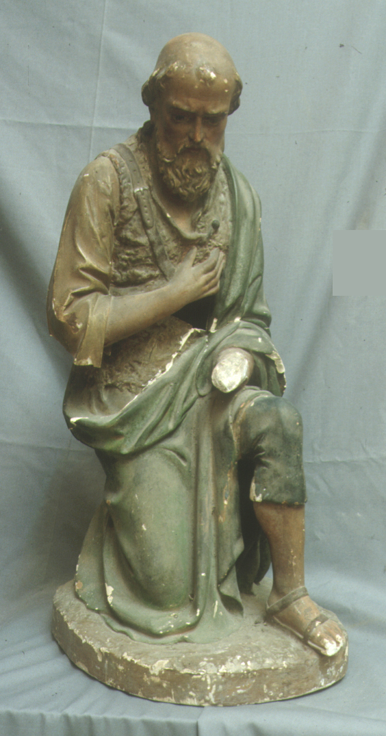 San Giuseppe (statuetta di presepio) - bottega marchigiana (prima metà sec. XX)