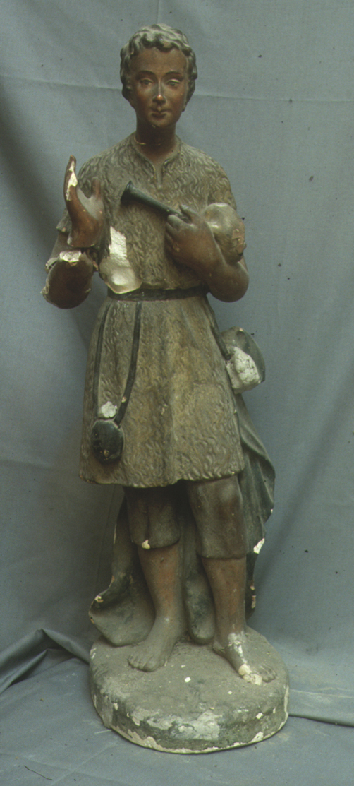 pastore (statuetta di presepio) - bottega marchigiana (metà sec. XX)